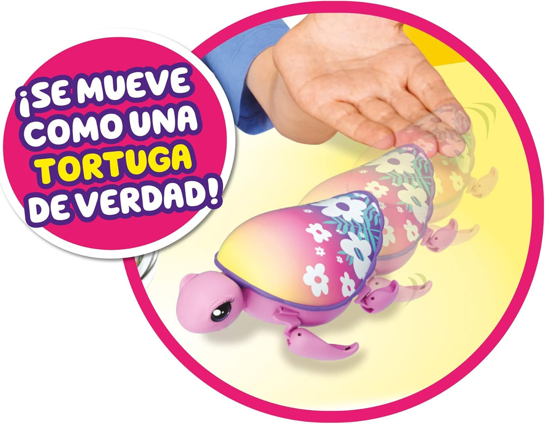 Little Live Pets Ripswirl Cute Schildkröten, interaktives Haustier, das im Wasser schwimmt und Sich