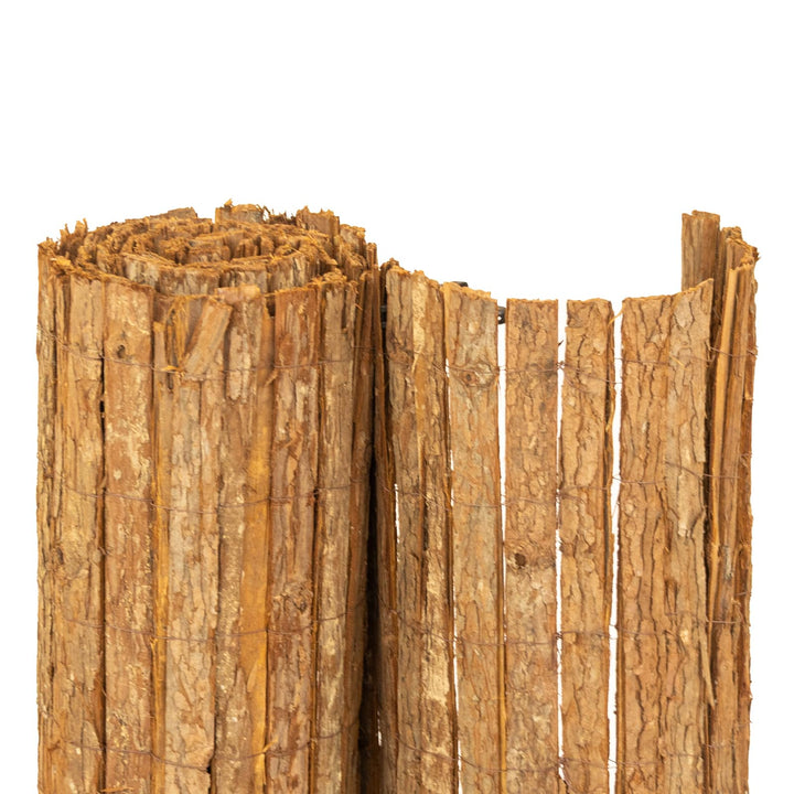NOOR Rindenmatte Country Natur 2,00 x 3,00 m - Natürlicher Sichtschutz aus Baumrinde für Garten, Ter