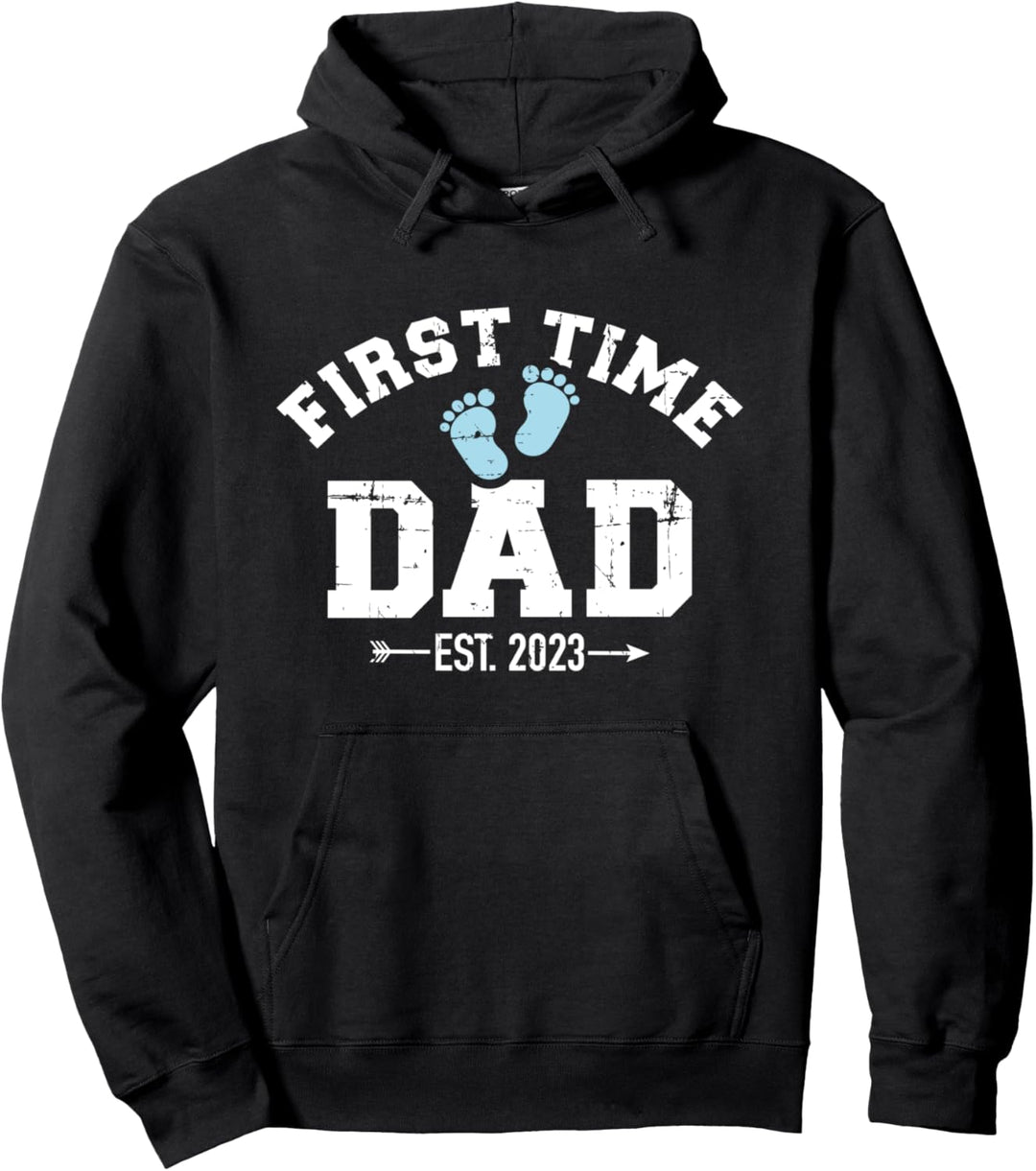 Erstes Mal Papa 2023 Schwangerschaft Ankündigung Pullover Hoodie
