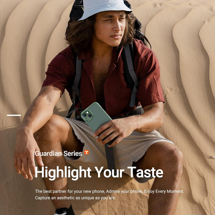 TORRAS für iPhone 13 Hülle Echter Zertifizierter Militärschutz Handyhülle iPhone 13 Case Stossfest K