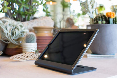 Heckler Design Windfall Tischhalterung für iPad 9.7", iPad 2017, iPad2018 (Schwarz, Grau)