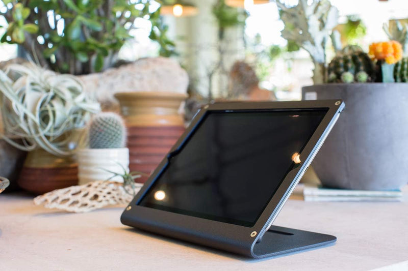 Heckler Design Windfall Tischhalterung für iPad 9.7", iPad 2017, iPad2018 (Schwarz, Grau)