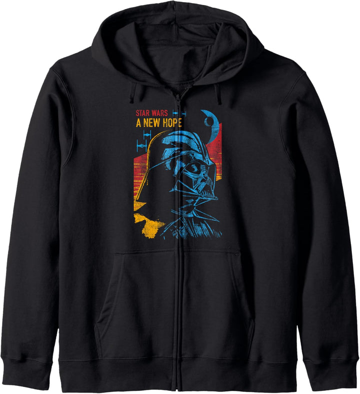 Star Wars Darth Vader Stares Down A New Hope Kapuzenjacke