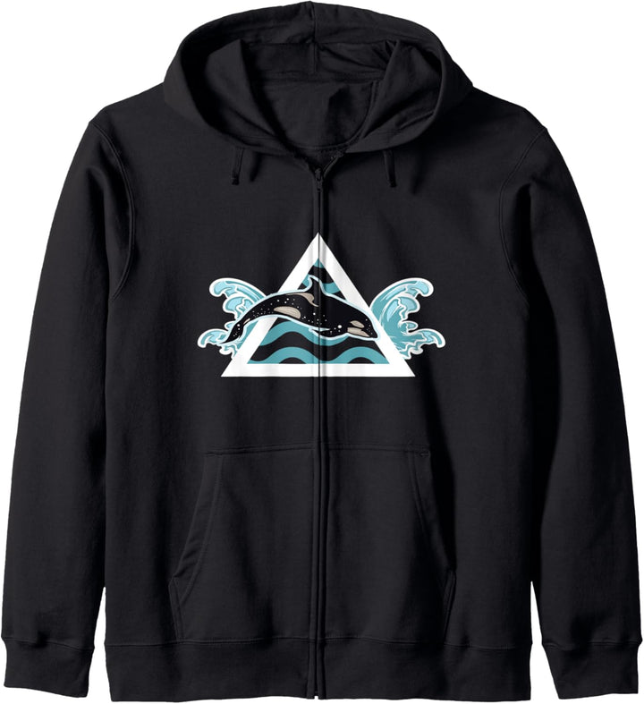 Orca Wale Geschenk Killer Wal Kapuzenjacke