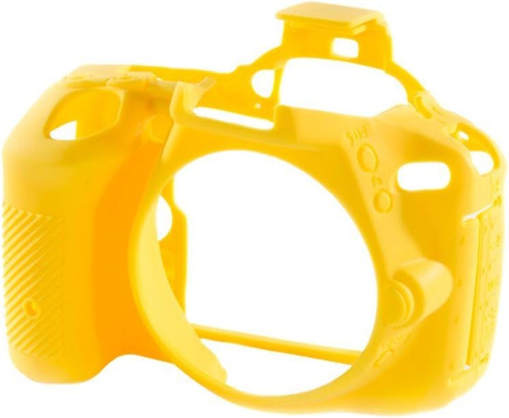 easyCover - Silikon Kameratasche - Schutz für Ihre Kamera - Nikon D5500/D5600 - Gelb