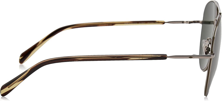Fossil Unisex Fos 3104/G/S Sunglasses 61 6lb/Qt Ruthenium, 61 6lb/Qt Ruthenium