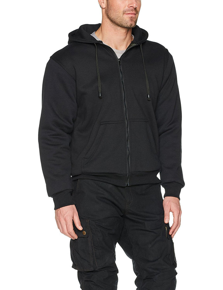Pullover/Hoody voor motorrijders - 100% Kevlar - Beschermers Zwart - XL