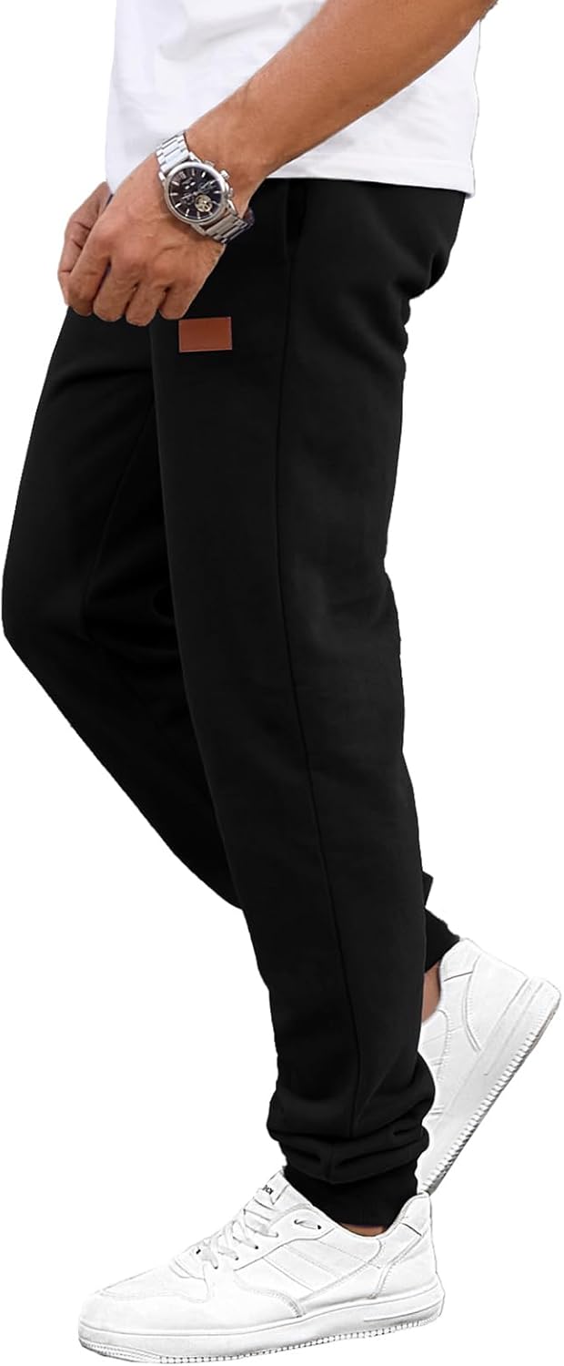 HMIYA Jogginghose Herren Baumwolle Trainingshose Sporthose Freizeithose Lang Hosen Klassische Sweath