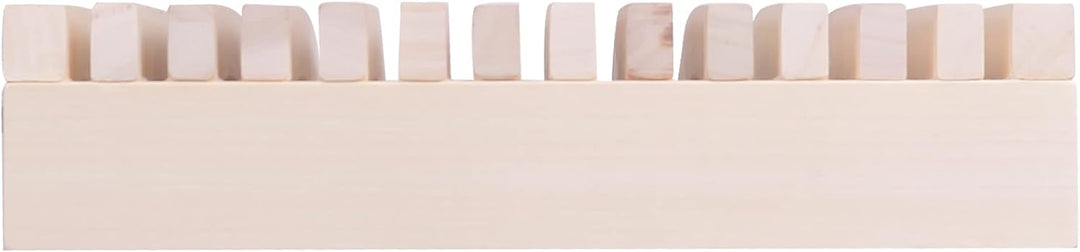 SULENO Sauna Kopfstütze ESKE ergonomisch aus robustem Espenholz Nackenstütze Kopfkeil Saunakissen