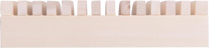 SULENO Sauna Kopfstütze ESKE ergonomisch aus robustem Espenholz Nackenstütze Kopfkeil Saunakissen