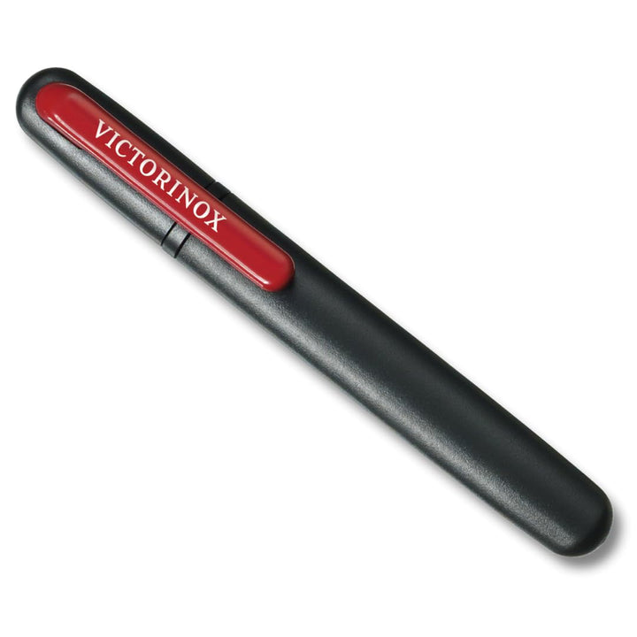 Victorinox Dual-Messerschärfer Outdoor, für Schweizer Taschenmesser, Schleifstein klein, schwarz One