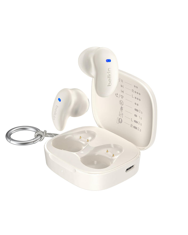 Belkin SoundForm Anywhere Bluetooth Kopfhörer Kabellos, Noise Cancelling Kopfhoerer, IPX4 Spritzwass