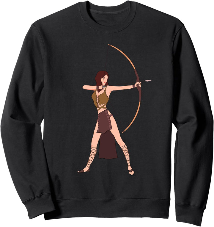 Artemis Göttin der Jagd Griechische Mythologie Alter Jäger Sweatshirt