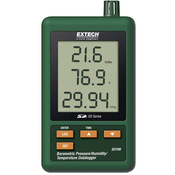 Extech Luftdruck-, Feuchte- und Temperatur-Datenlogger, 1 Stück, SD700 Luftdruck, Luftfeuchtigkeit,