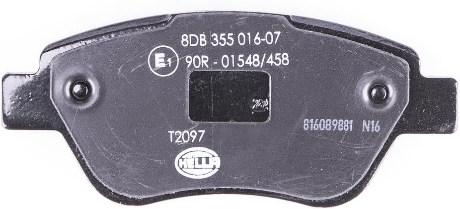 HELLA PAGID 8DB 355 016-071 Bremsbelagsatz - T2097 - Dicke/Stärke: 17.8mm - Bremssystem: Bosch - mit