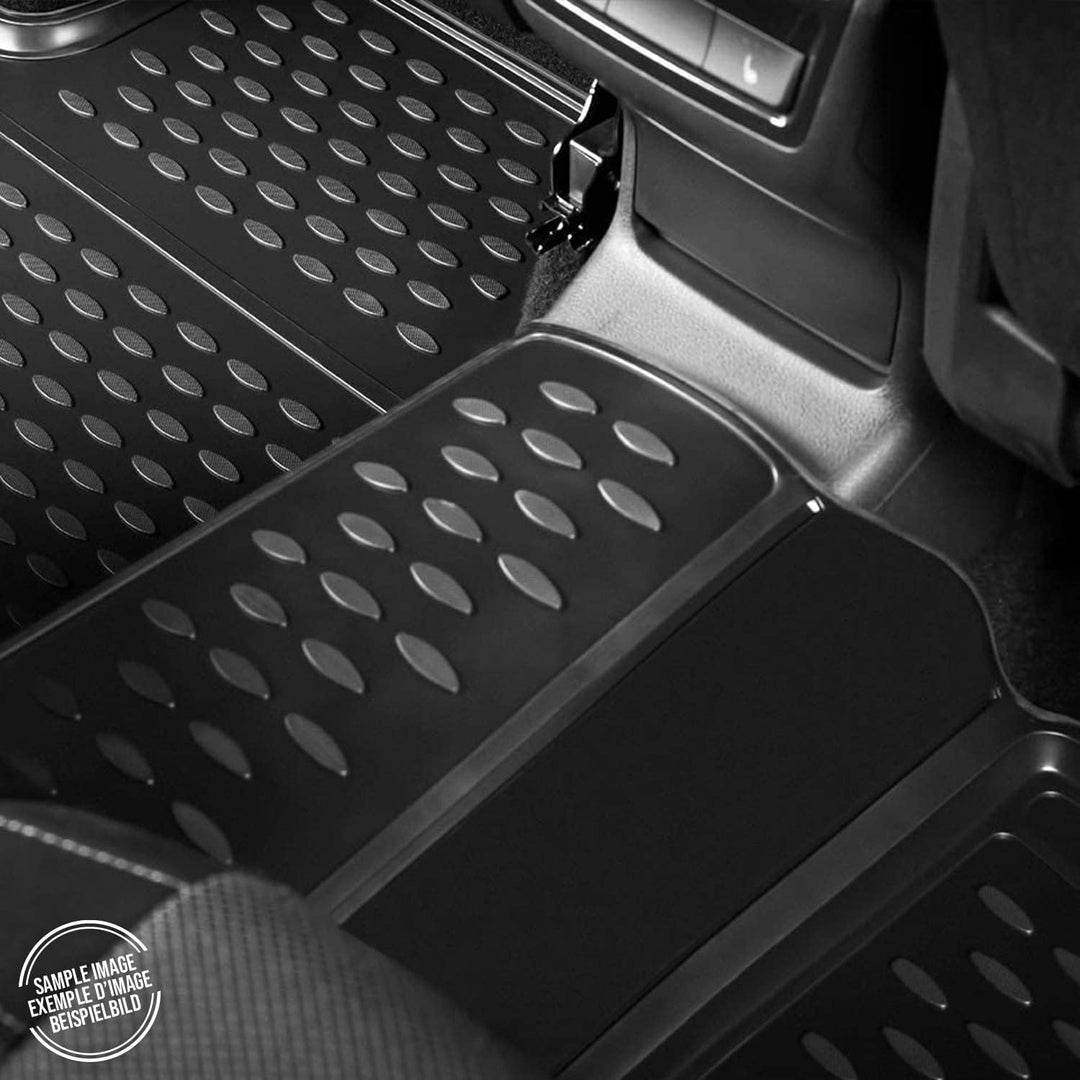 OMAC Gummimatten Fussmatten kompatibel mit Volvo V60 S60 2018-2024 TPE Automatten Schwarz 4X Fussmat