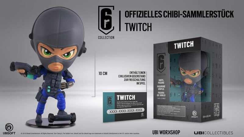 Ubisoft Six Collection - Twitch Figur (Rainbow Six Siege, Serie 3), Twitch Figur