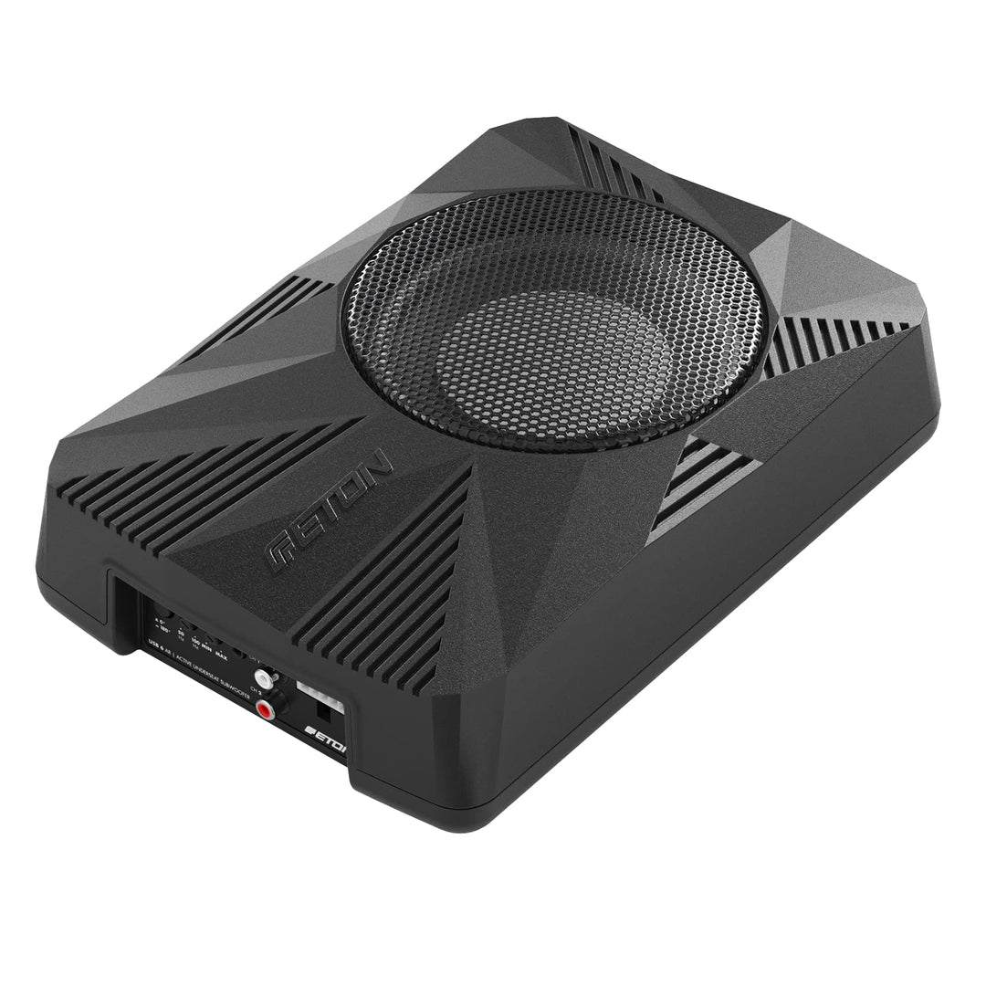 ETON USB 6AR – sehr kompakter 150 mm / 6 Zoll Untersitz Aktiv Subwoofer für PKWs und Reisemobile, le