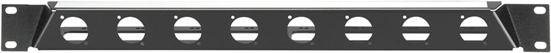 Adam Hall 19'' Parts Parts 872230 - gewinkelte Rackblende für 8x D-TYPE Buchsen 48.26 cm(19 Zoll)
