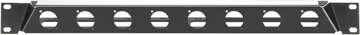 Adam Hall 19'' Parts Parts 872230 - gewinkelte Rackblende für 8x D-TYPE Buchsen 48.26 cm(19 Zoll)