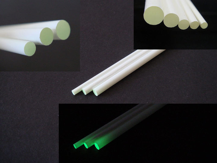 SB & SG Serie, 60 mm Länge (Durchmesser 4 mm, grün leuchtend) diameter 4mm Grün - Glow Green, diamet