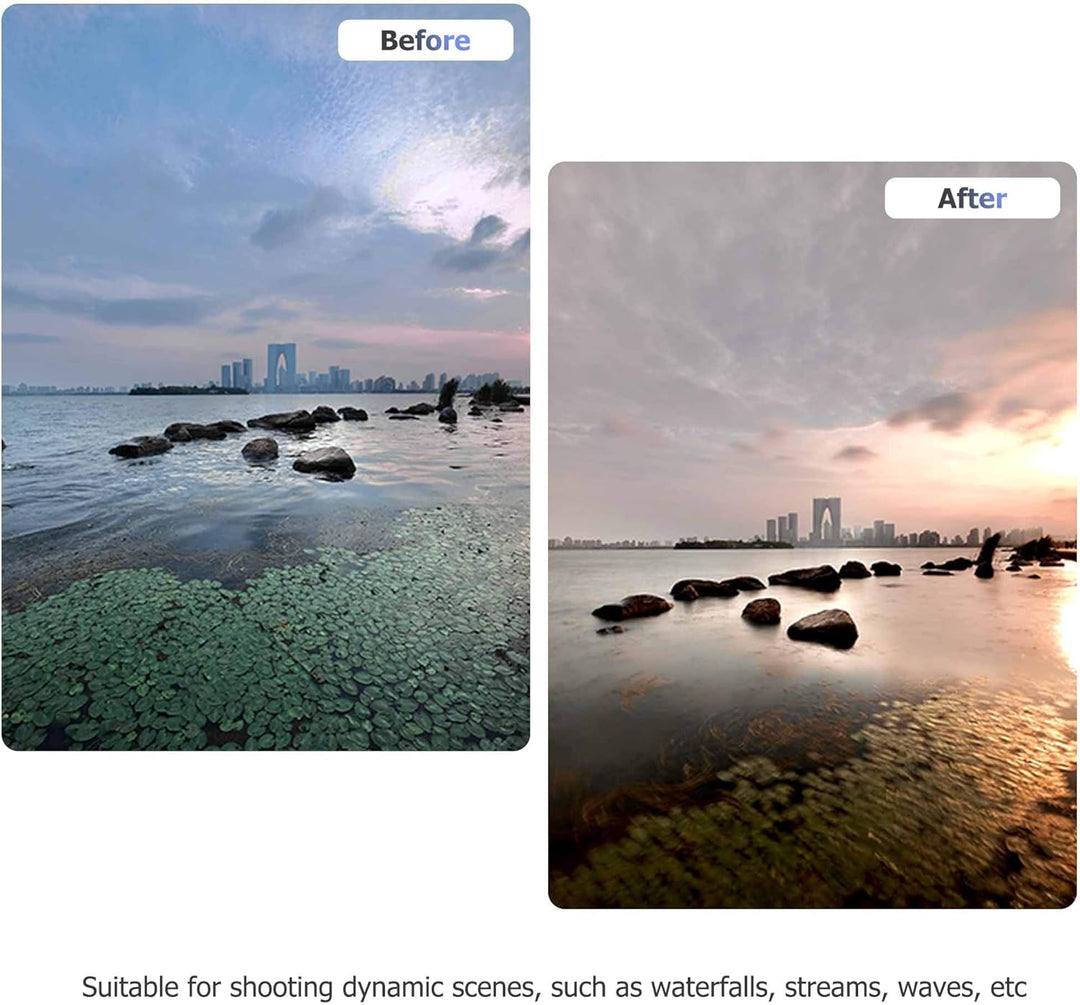 JJC 77 mm Variabler ND Filter ND2-ND2000 Neutral Graufilter für Canon EF 17-40 mm F4L EF 24 mm F1.4L