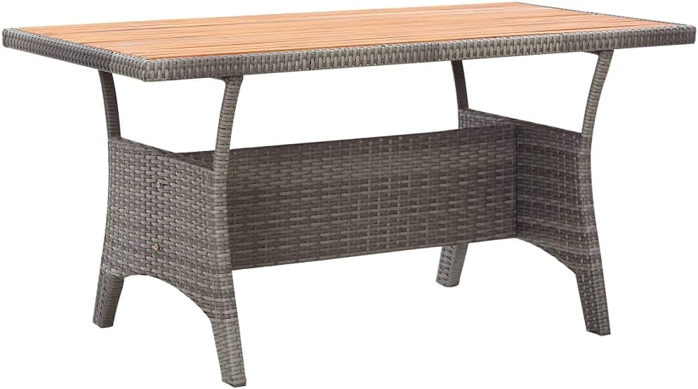 vidaXL Akazienholz Massiv Gartentisch Garten Esstisch Terrassentisch Tisch Balkontisch Gartenmöbel O