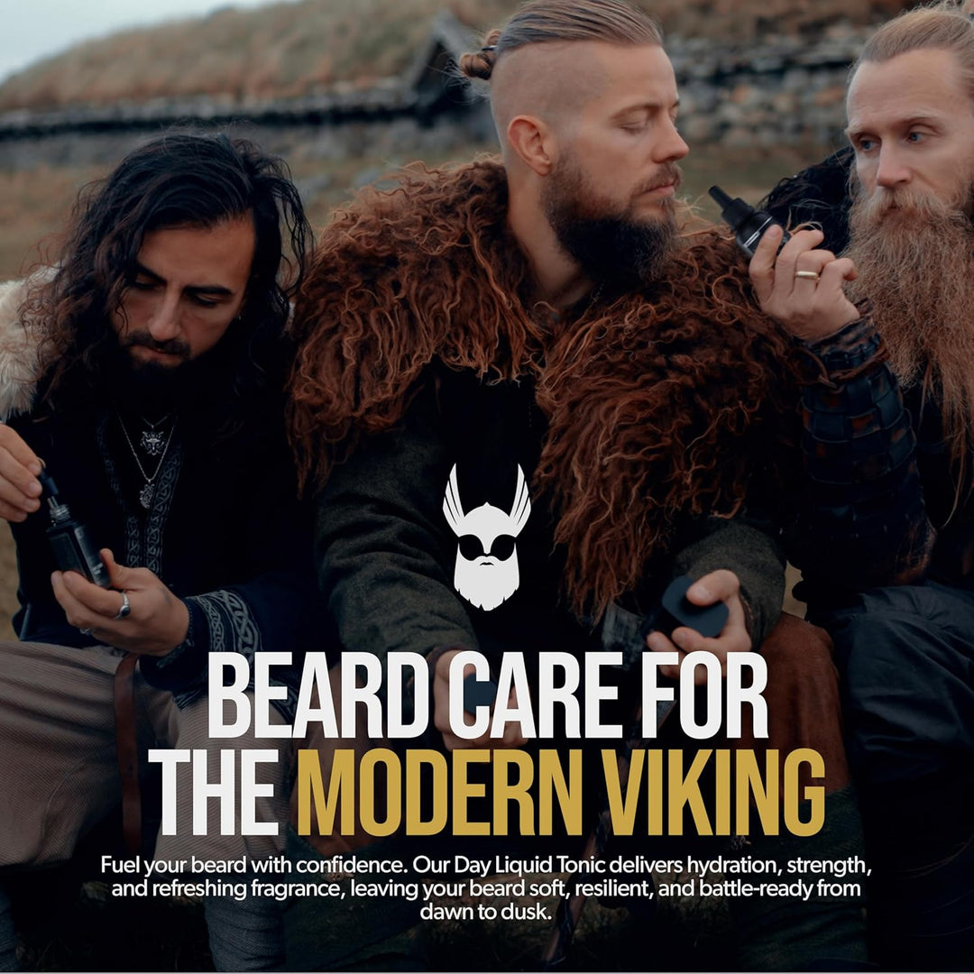 The Beard Struggle Day Liquid Tonic Bartöl für Männer – Gold Collection (Valhalla's Gates) – Bartpfl