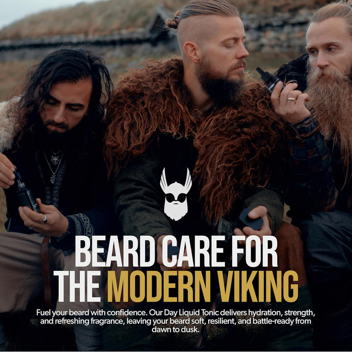 The Beard Struggle Day Liquid Tonic Bartöl für Männer – Gold Collection (Valhalla's Gates) – Bartpfl