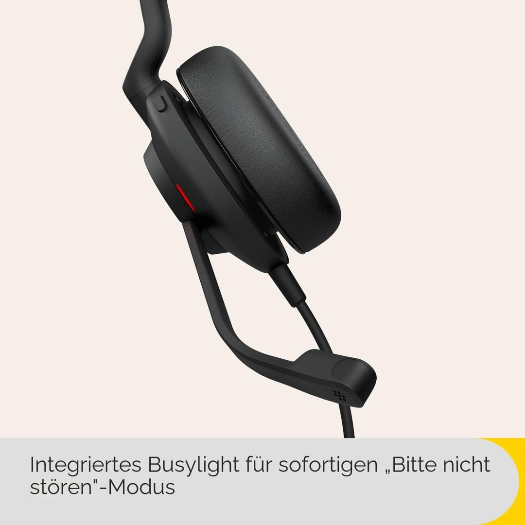 Jabra Evolve2 30 SE – Kabelgebundenes Mono-Headset mit Geräuschunterdrückung und 2-Mikrofon-Technolo