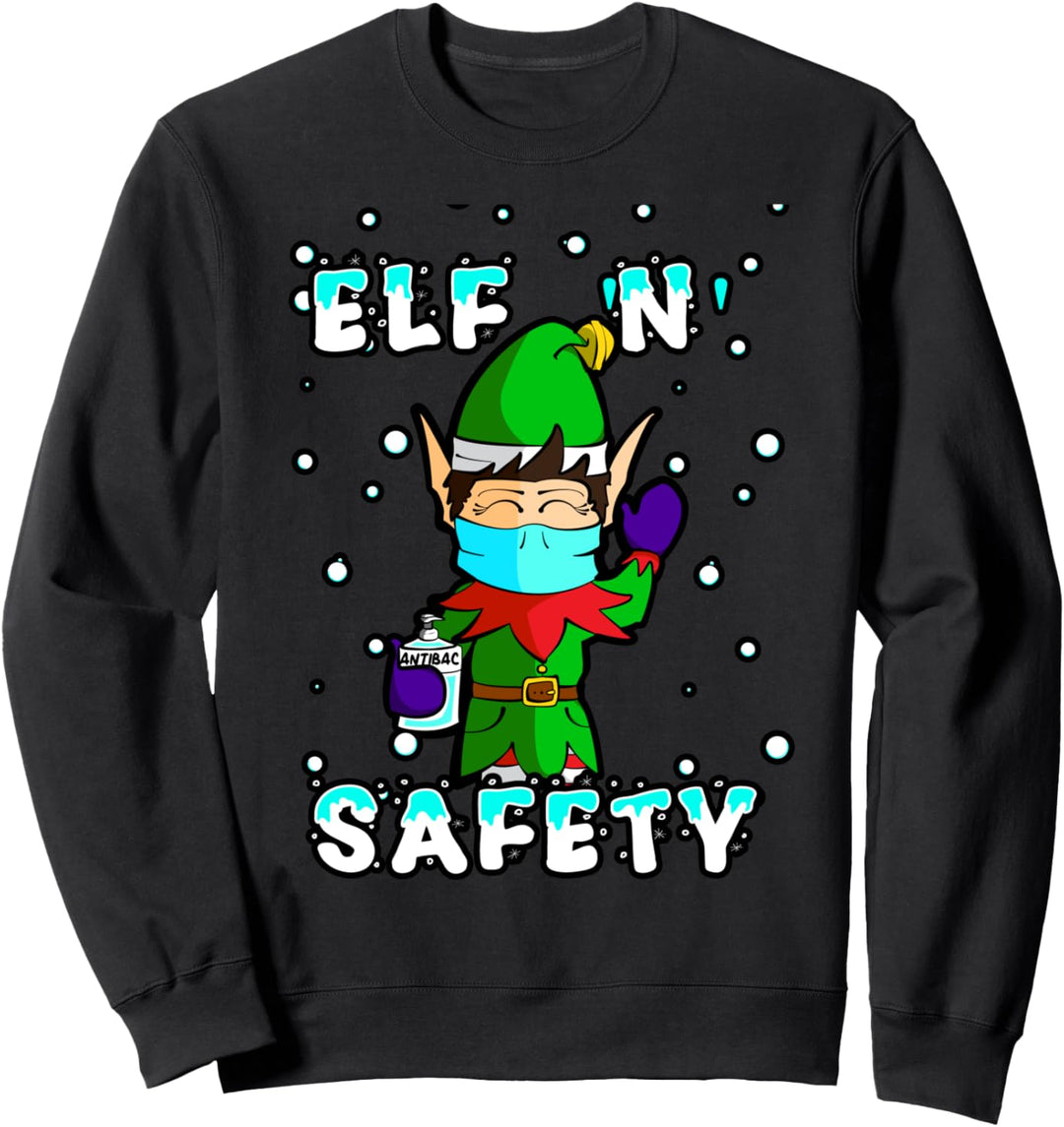 Elf n Safety Christmas – Festliche Neuheit Xmas Quarantäne Sweatshirt