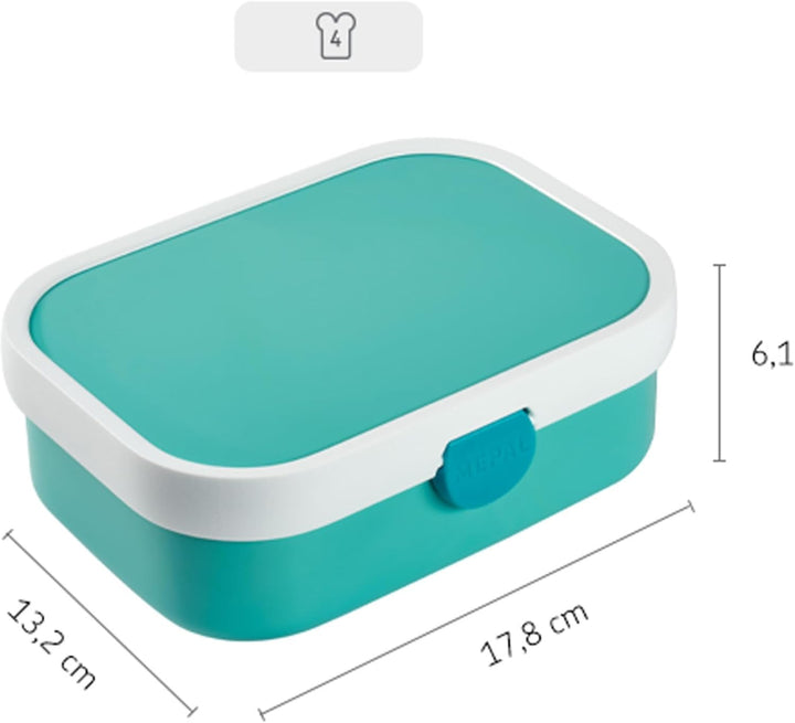 Mepal Campus Lunchbox Fussball – Bento Brotdose für Kinder Schule & Kindergarten – Snackbox mit Bent