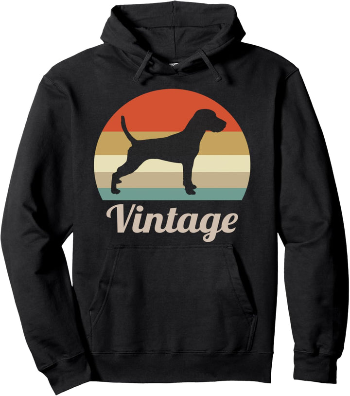 Parson Russell Terrier Vintage Retro Style Hunde Pullover Hoodie