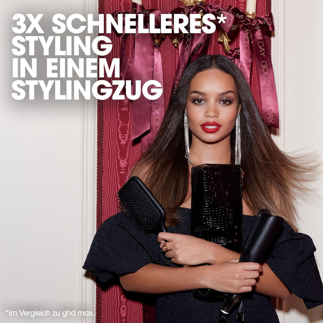 ghd chronos max Breites Glätteisen: Ideal für dickes, langes & lockiges Haar, smarter Styler, 85% gr