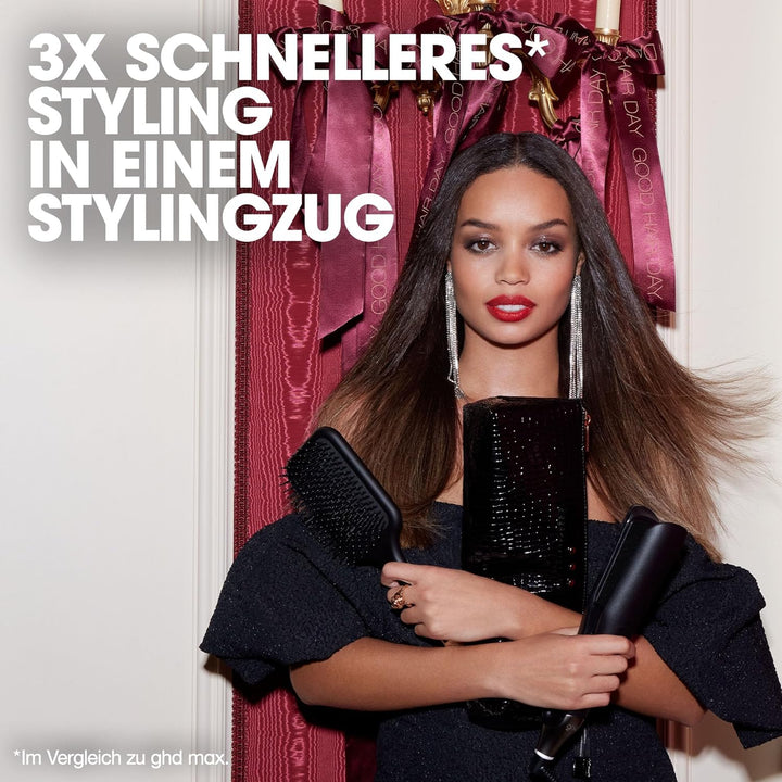 ghd chronos max Breites Glätteisen: Ideal für dickes, langes & lockiges Haar, smarter Styler, 85% gr