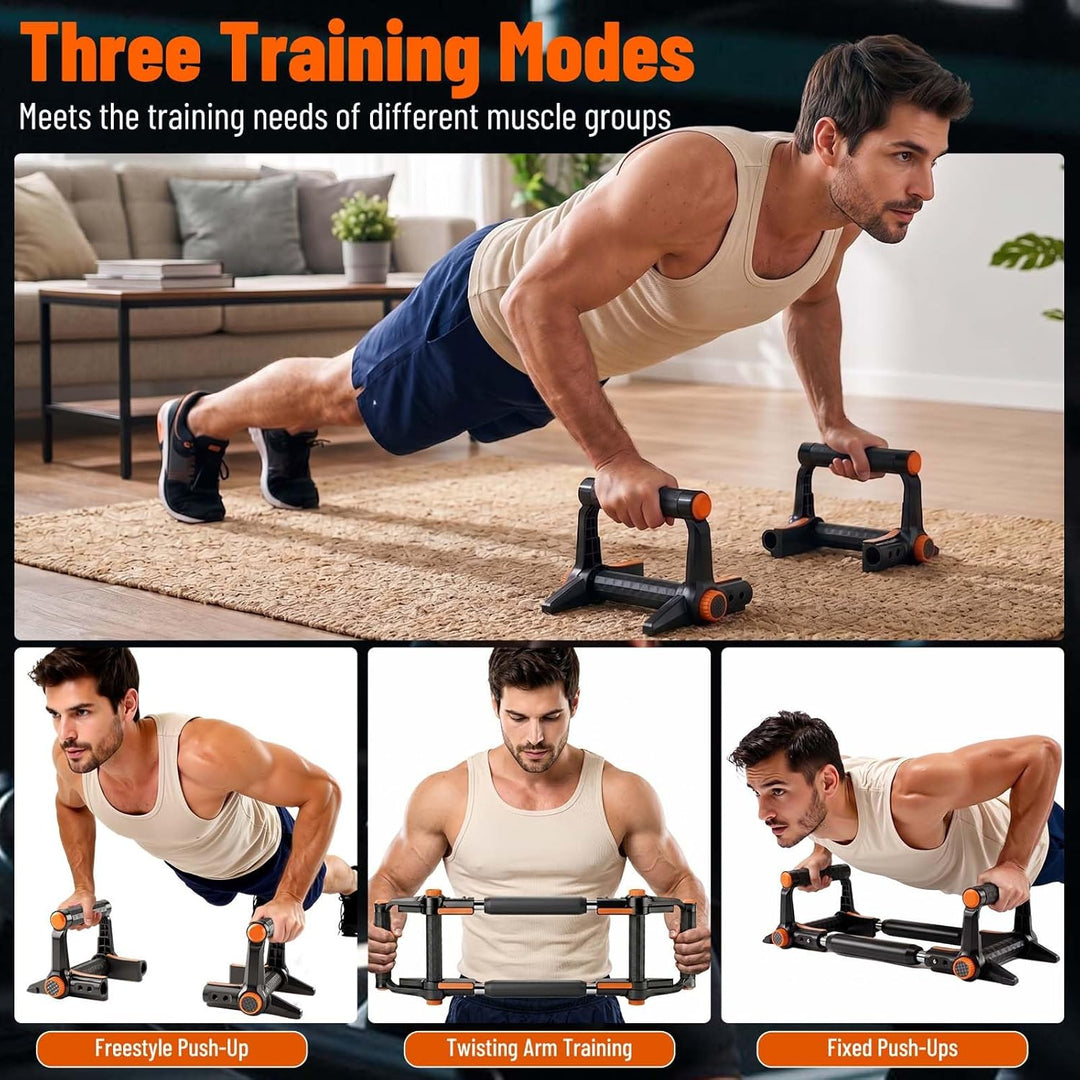 Twister Armtrainer, 3-in-1 Brusttrainer für Männer mit 40-120 lbs/18-55 kg einstellbarem Widerstand