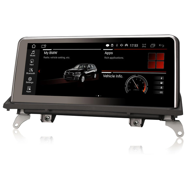 Erisin 10.25 Zoll 8-Kern 4GB RAM+64GB ROM Android 14 Autoradio mit Navi GPS für BMW X5 E70 X6 E71 CC