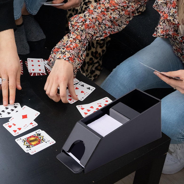 Kartenspender, Kartenschuh,Blackjacks Dealing Shoe 4/6-Deck | Wiederverwendbarer Kartenverteiler für