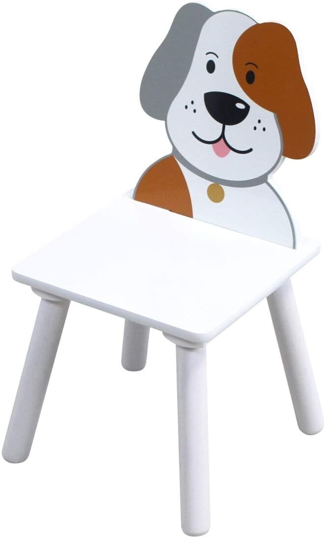 Liberty House Toys Tisch und Stühle für Katzen und Hunde, Technisches Holz, grau und weiss, H440 x W