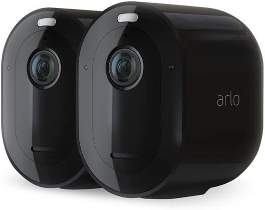 Arlo Pro3 WLAN Überwachungskamera aussen, 2K UHD, 2er Set, kabellos, Bewegungsmelder, Farbnachtsicht