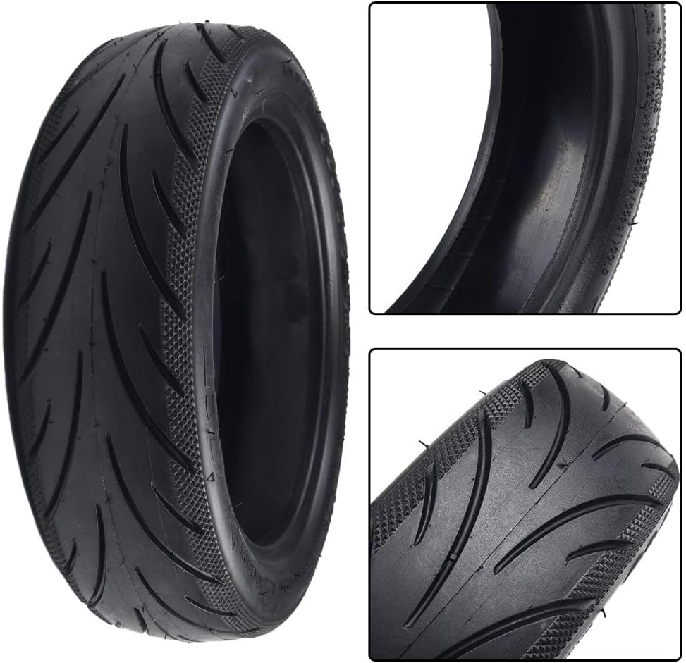 CST Schlauchlosreifen 60/70-6.5 Selbstheilender Reifen 60/70-6.5 Schlauchlosreifen Schwarzer Gummire