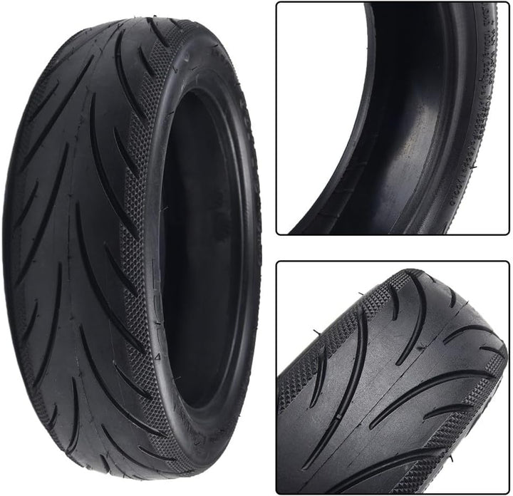 CST Schlauchlosreifen 60/70-6.5 Selbstheilender Reifen 60/70-6.5 Schlauchlosreifen Schwarzer Gummire
