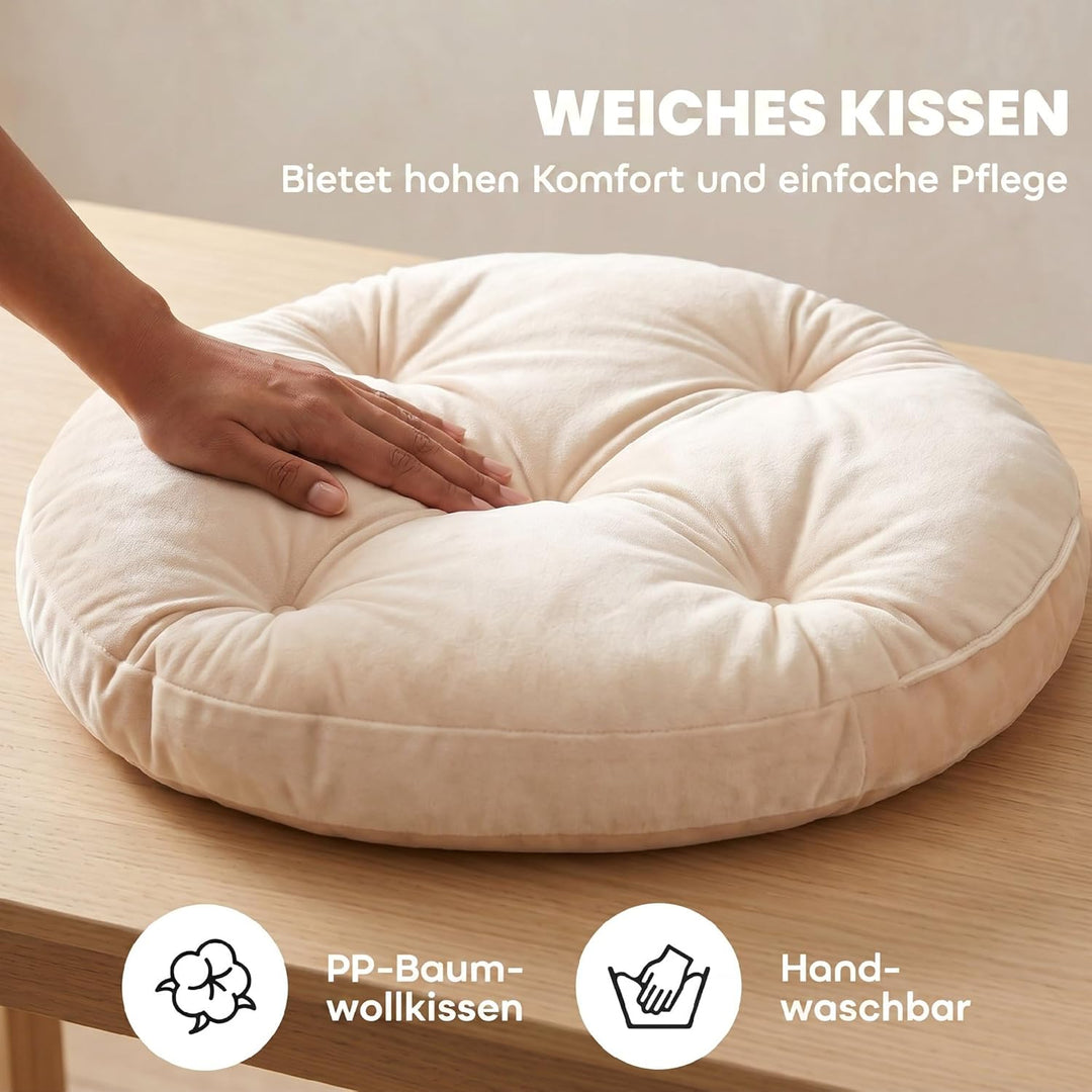 PawHut Katzenschaukel Rattan Hängesessel für Katzen mit Waschbarem Kissen und Spielball, hängendes K