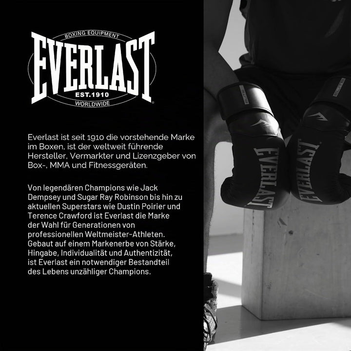 Everlast Unisex Powerlock Training Handschuhe 10oz Gold, 10oz Gold