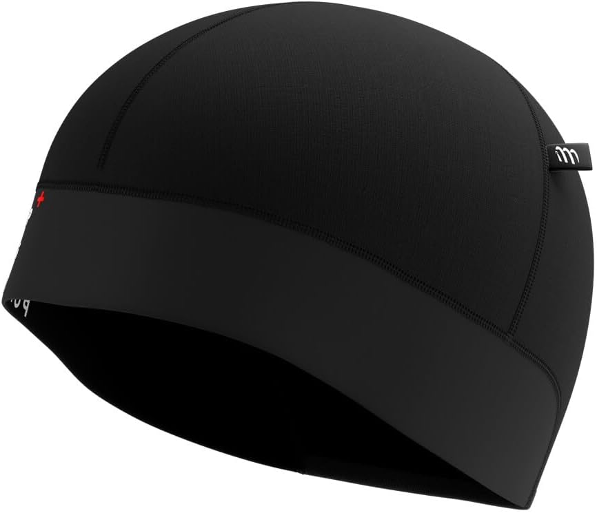 COMPRESSPORT Unisex Hurricane Beanie Mütze, schwarz, Einheitsgrösse