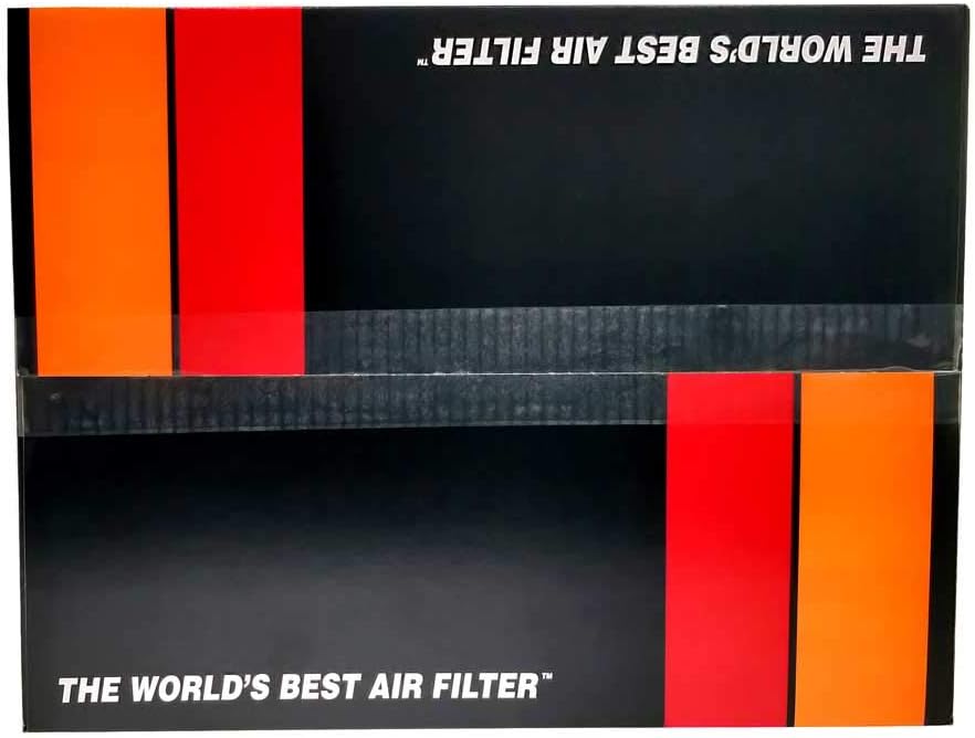 K&N 57S-490 Waschbarer und wiederverwendbarer KFZ Sportluftfiltersystem, Rot