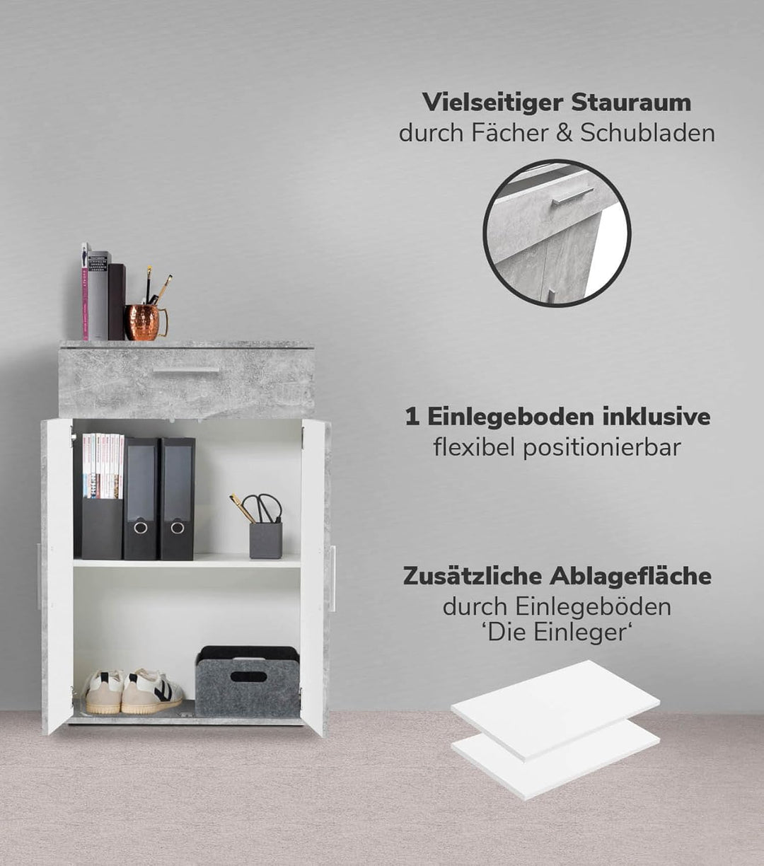 mokebo Mehrzweckschrank Büroschrank &