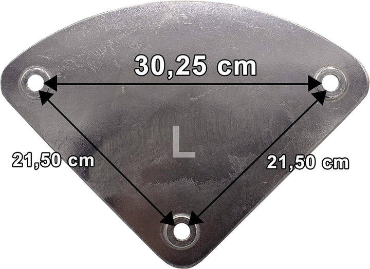 VARIOSAN Schlauchhalter für 3/4" Schläuche 13934, Aluminium, 35 x 26 x 14 cm (L) Für 3/4" Schläuche