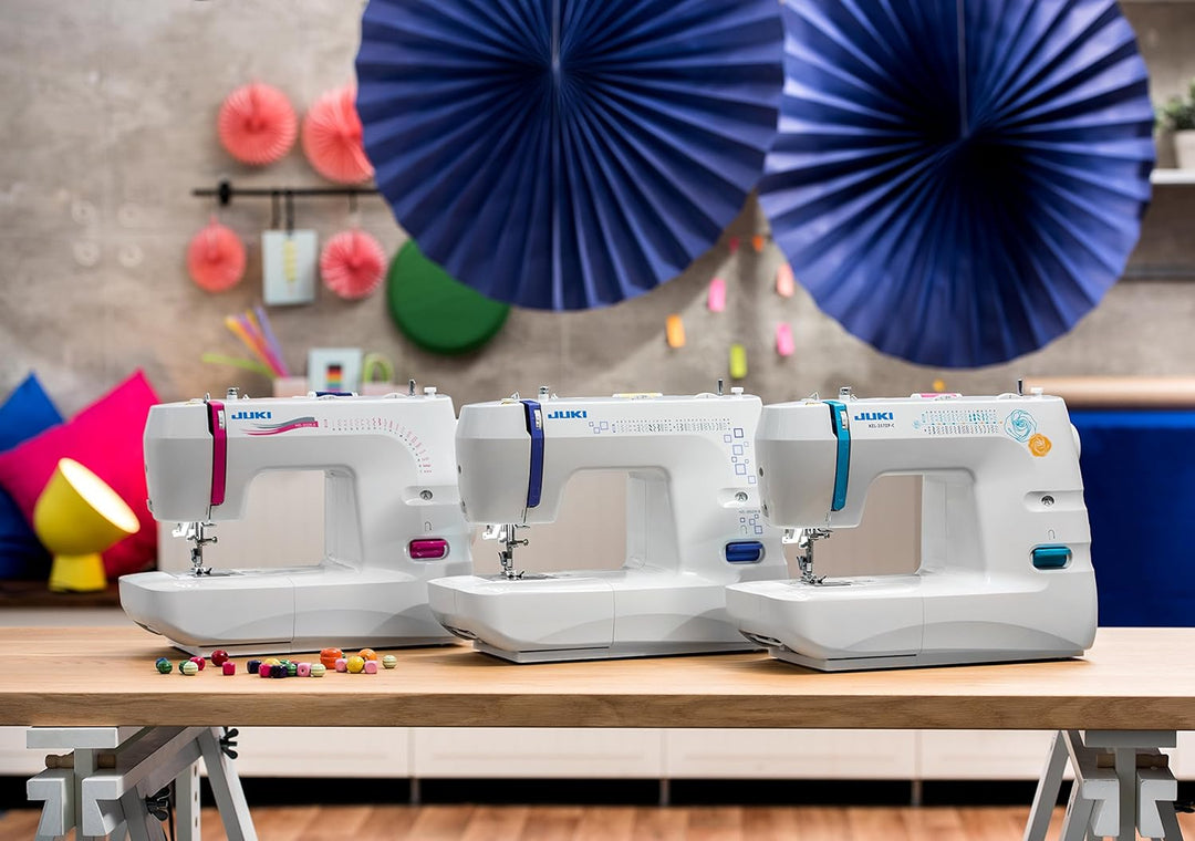 JUKI Mechanische Nähmaschine, Metall, weiss, 41 x 17,7 x 30,8 cm