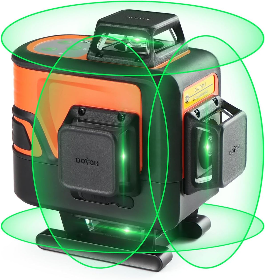 Draussen kreuzlinienlaser 4x360° mit Empfänger, Selbstnivellierung 16 Linien Laser Wasserwaage, 400f